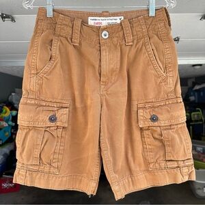 American Eagle size 26 tan/brown cargo shorts